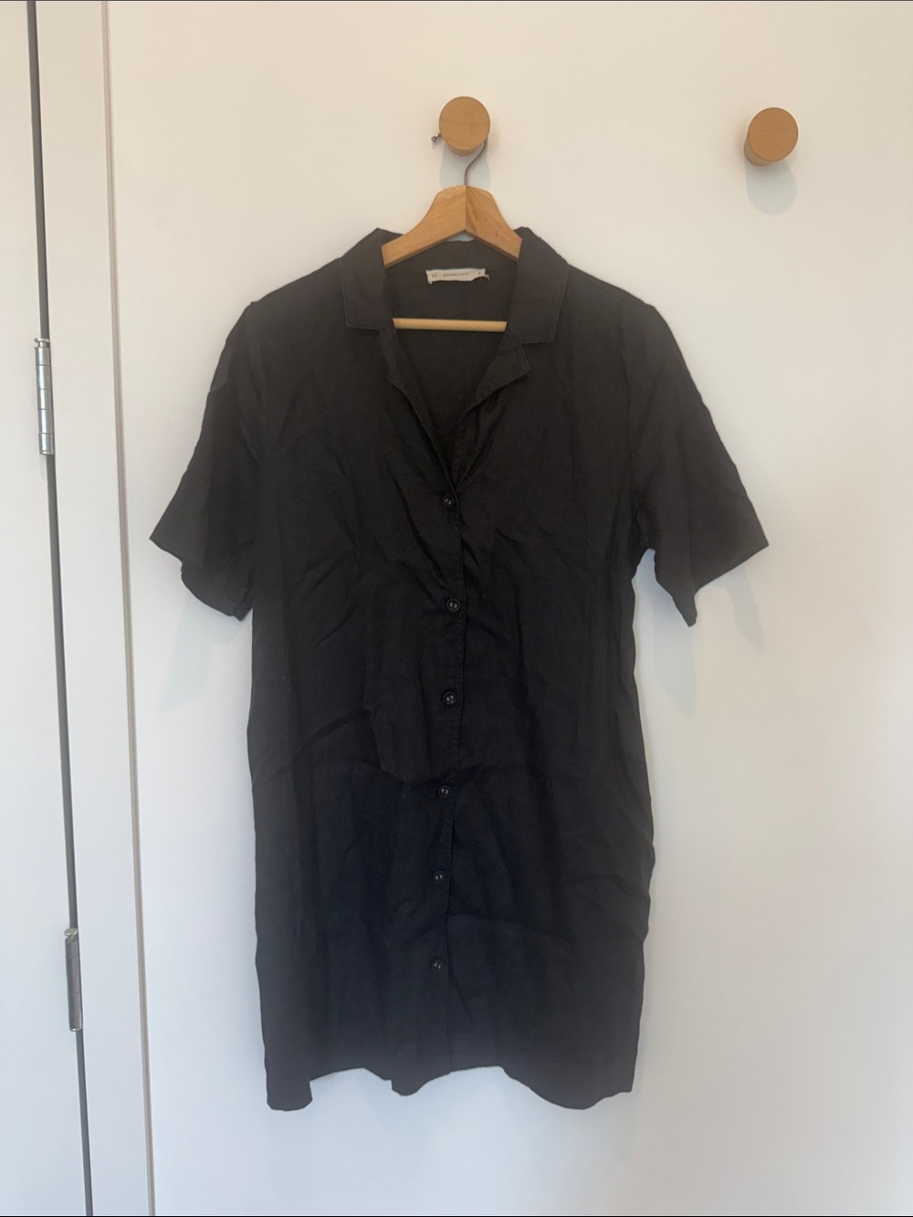 Everlane Black Linen Dress